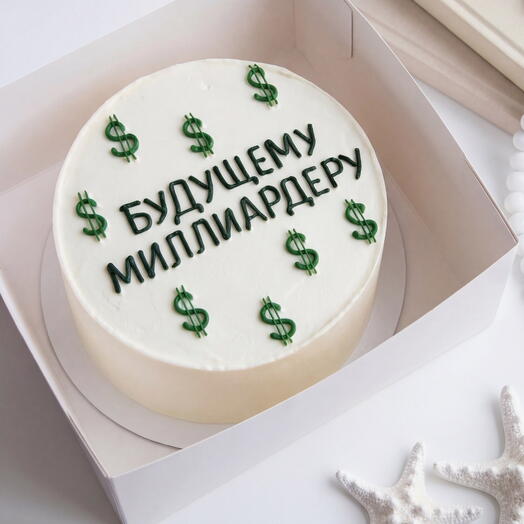 Бенто торт «Будущему миллиардеру» 500гр