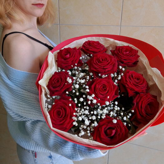 A bouquet of red roses🥰️🌹😍