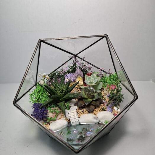 Флорариум- цветы в подарок любимой