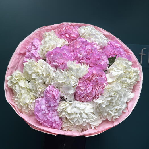 Микс букет из гартензия 15 шт
