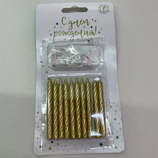 Свечи д/торта Спираль