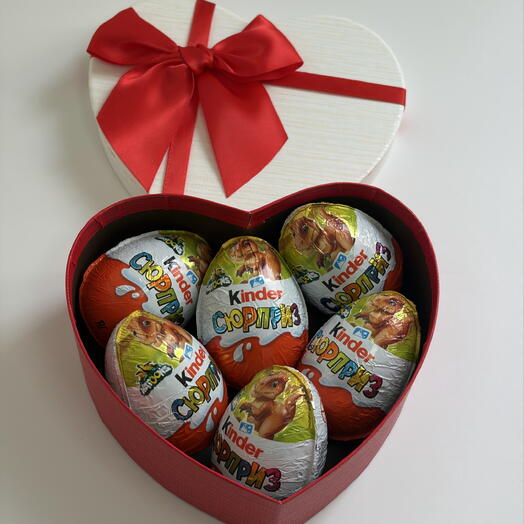 Kinder подарок сердце