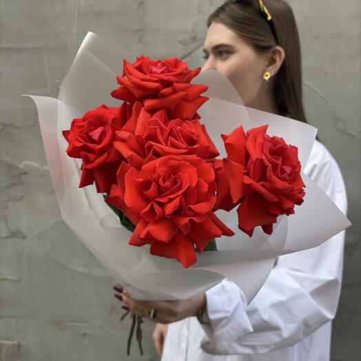 5 французских роз