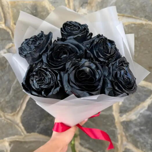 Розы чёрные 😍