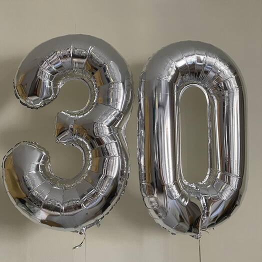 Шар цифра 30