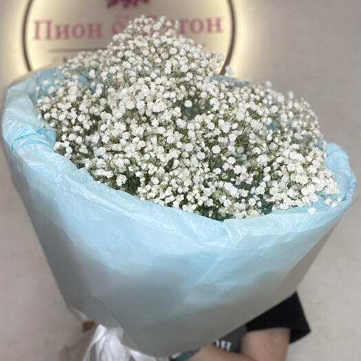 Букет🥰 из белой гипсофилы