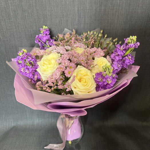 Букет Сиреневый закат💜