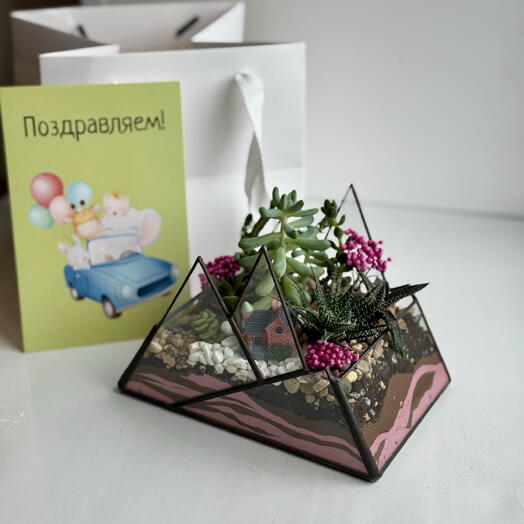 Флорариум Горы для мамы