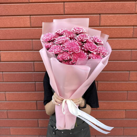 Букет из кустовых хризантем 🎀