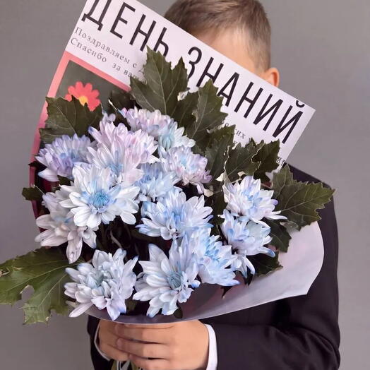 1 СЕНТЯБРЯ 843 / хризантема, сезонная зелень