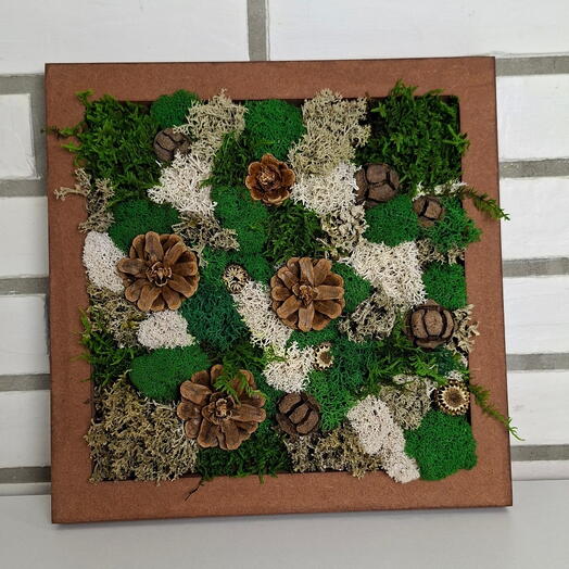 Панно из натуральных природных материалов 🌱