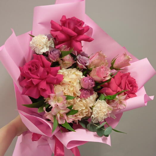 Розовый букет 💕