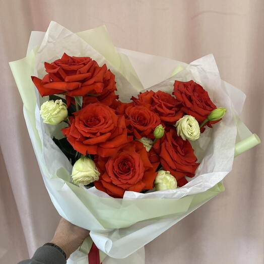 Букет с французскими розами 🎀