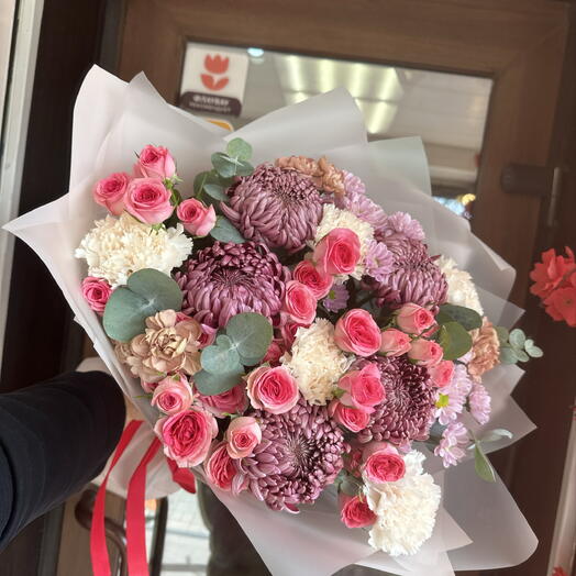 Букет сборный с бигуди ♥️