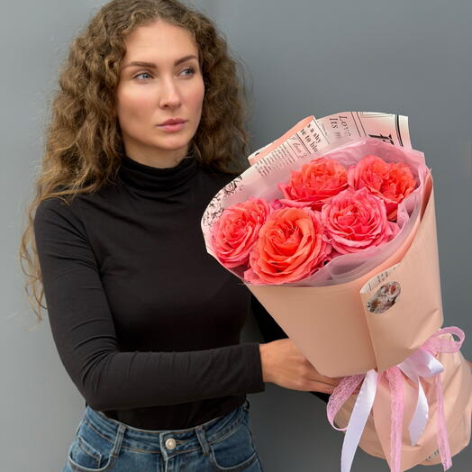 Букет из 5 роз