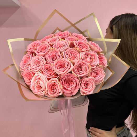 💎 Эффектный объём | 25 роз Софи Лорен