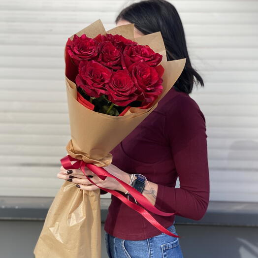 Букет из ярких тигровых роз