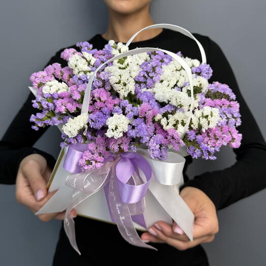 Букет со Статицей в сумочке💜