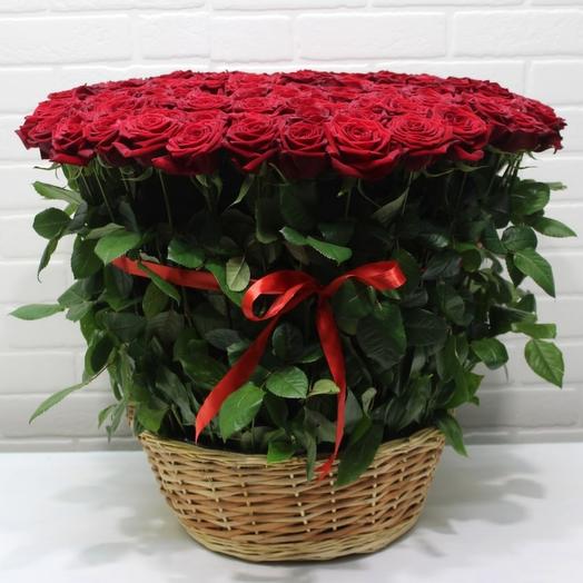 Basket with flowers