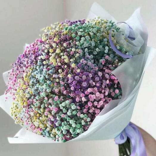 Bouquet of gypsophila