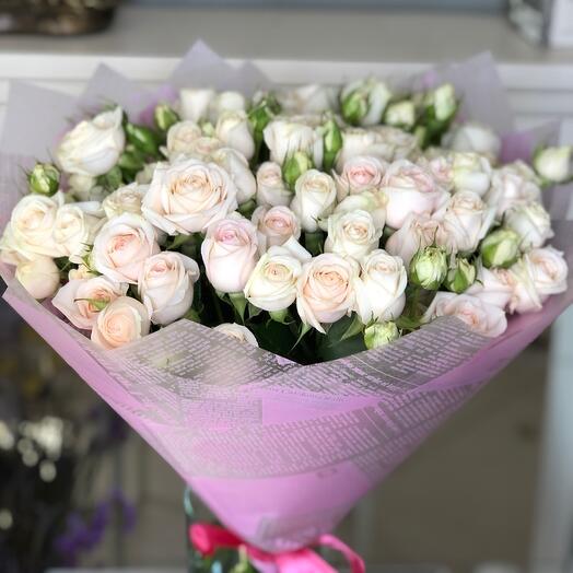 Bouquet of bush roses Super Bubbles