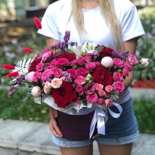 Цветы в коробке