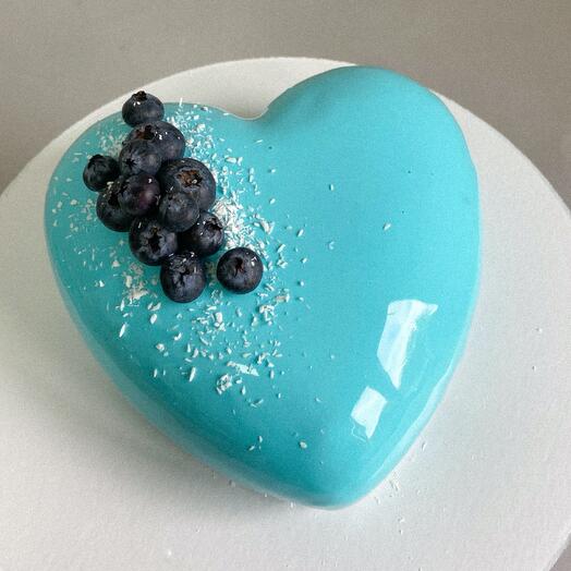 Муссовый торт маленькое сердечко