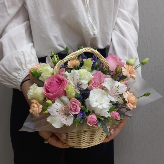 Cesta de flores