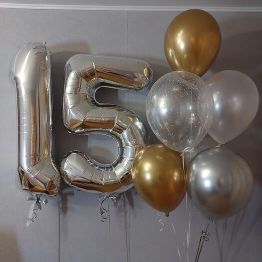 Шары на 15 лет