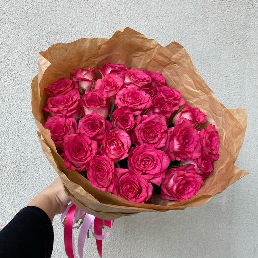 25 rosas en la elaboración