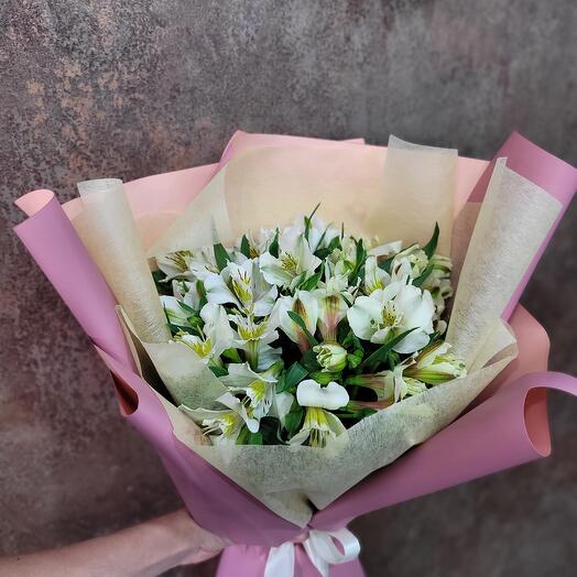 Моно букет (альстромерия)