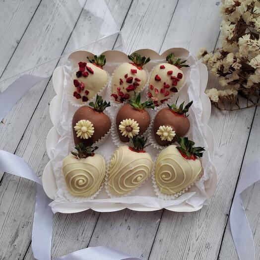 Fresa en chocolate"primavera"