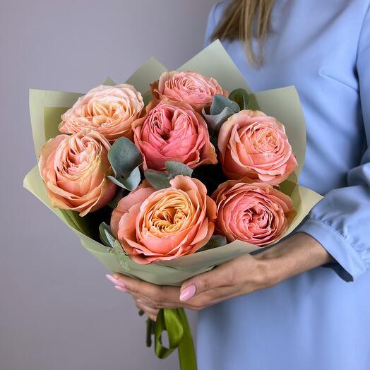 Mono bouquet of peony-shaped Kahala