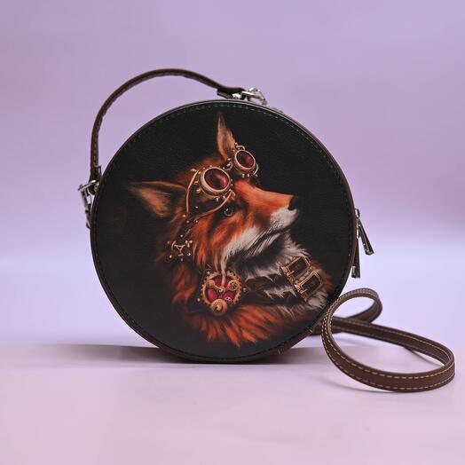 Shaped bag made of eco leather