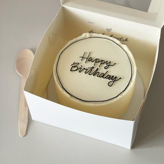 Бенто торт «Happy birthday»