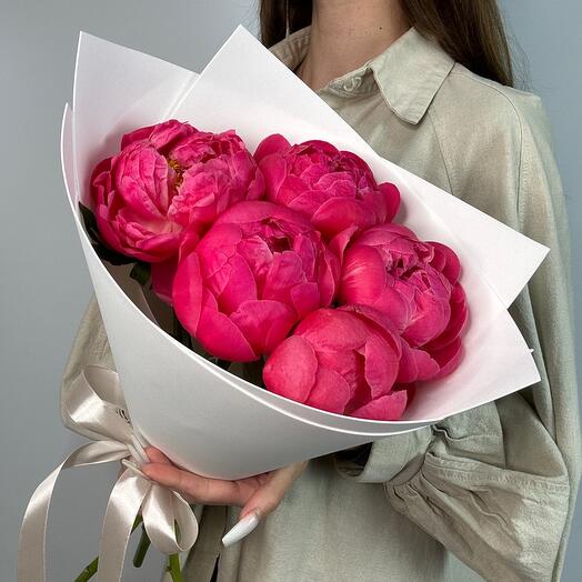 ❣️Букет коралловых пионов