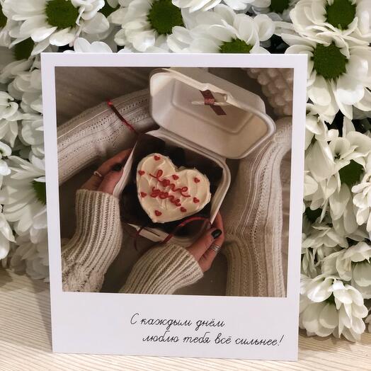 Карточка в букет