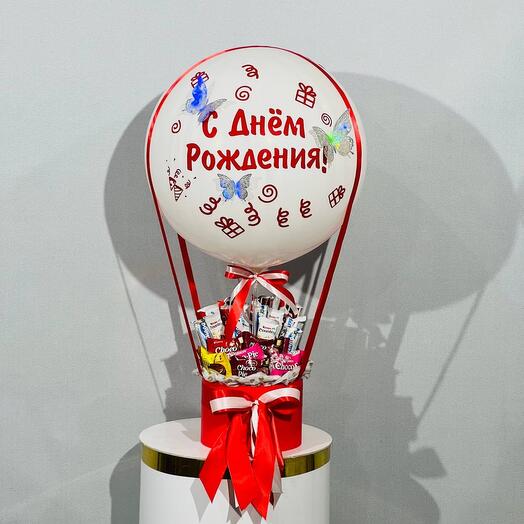 Оригинальный подарок на день рождения сладости с шаром