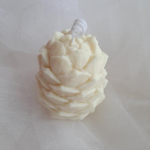 Свеча ароматизированная шишка пчелиный воск