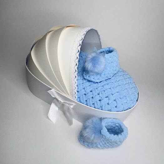 Комплект для новорожденного (голубой)