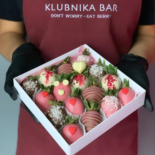 Клубника в шоколаде Для милашки 16 ягод