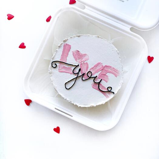 Бенто торт «Love you»