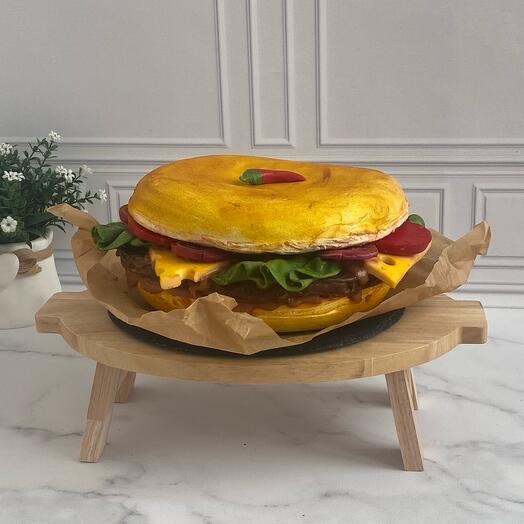 Торт Гамбургер 3д