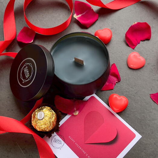 Aroma candle "For Him" scent "Prestige"