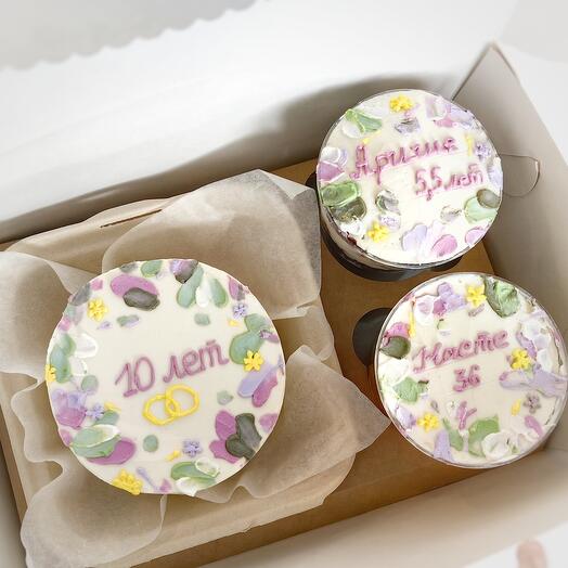 Набор бенто и 2 трайфла