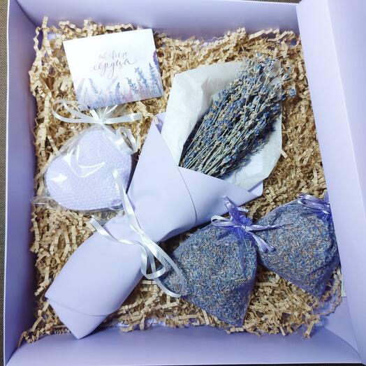 Подарочный набор из натуральной лаванды