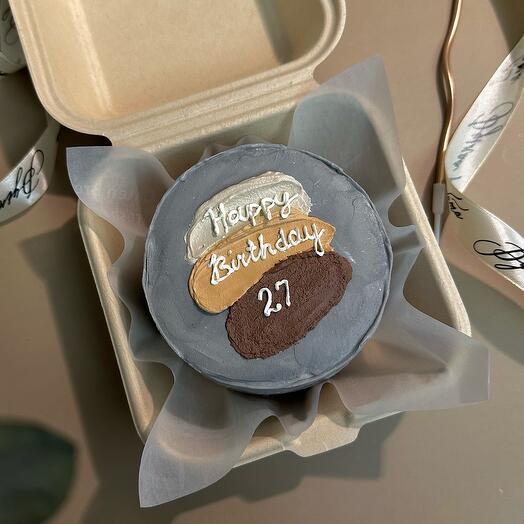 Бенто-торт "Happy birthday 27"