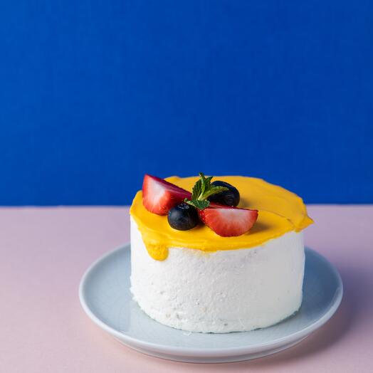 Миндально-карамельный бенто торт