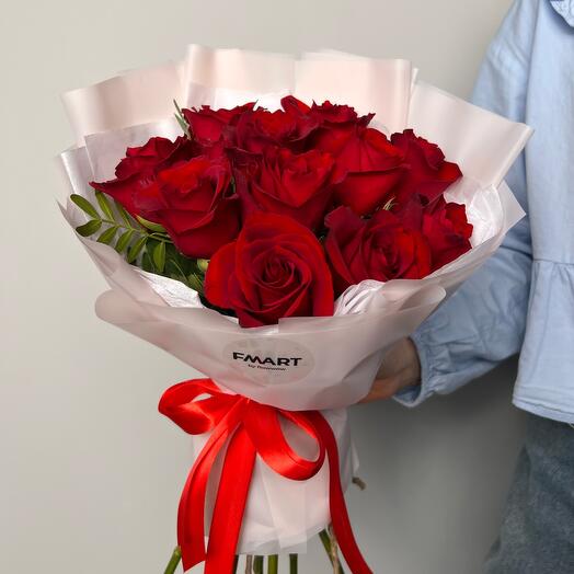 Букет из красных Кенийских роз