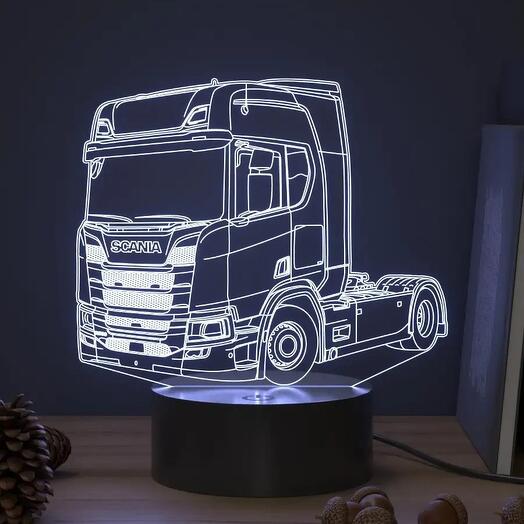 Ночник "Scania" / подарок мужчине, парню, папе